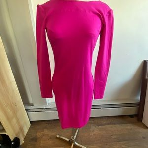 NWOT Amanda Uprichard hot pink dress , no stains, no rips , perfect condition.